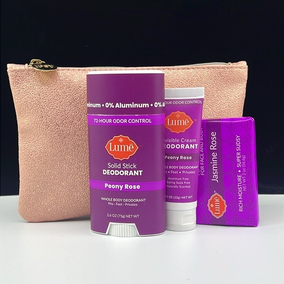 Peony/Jasmine Rose Solid & Cream Deodorant & Bar Soap Gift Set Discontinued - Picture 3 of 5